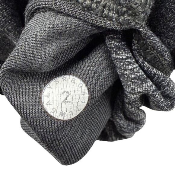 LULULEMON Wunder Under Crop Hi-Rise Luxtreme 21" Size 2 Heathered Black - Picture 7 of 7